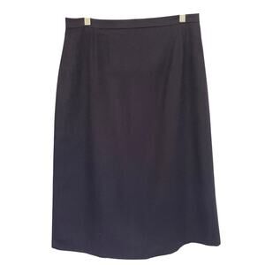 DUNEDIN Vintage Women's Pencil Wool Skirt Navy Size 16